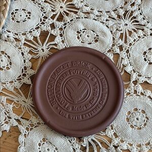 Longaberger Brown Pottery Brick